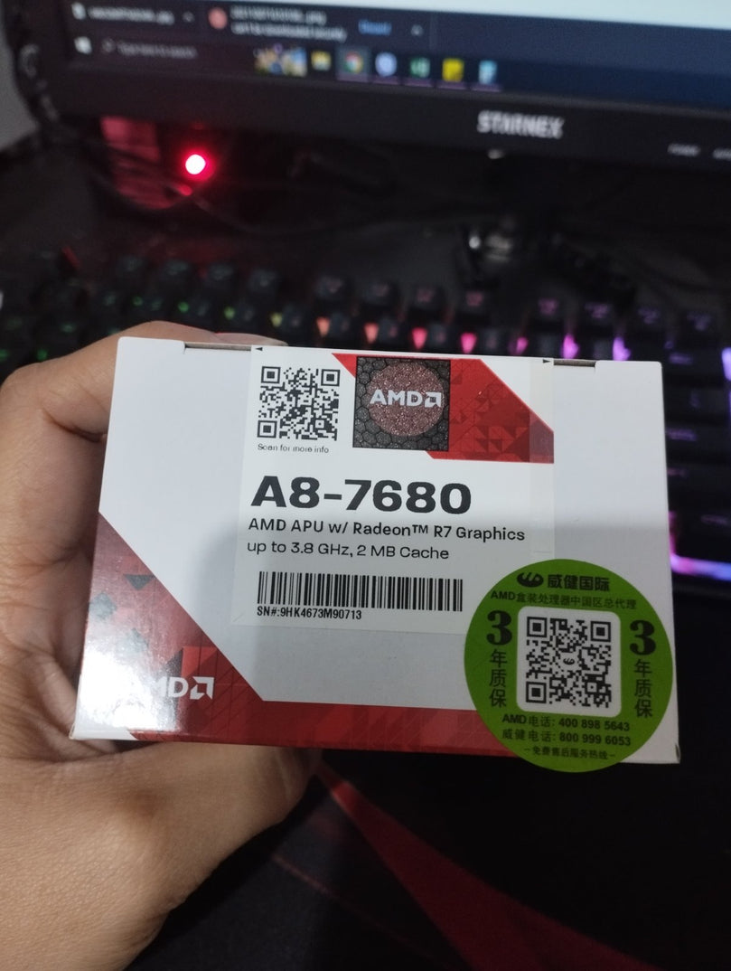 AMD A8-7680 WITH RADEON™ R7 SERIES PROCESSOR