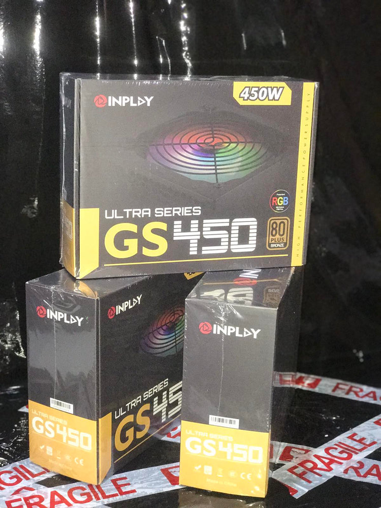 INPLAY GS450-ULTRA 450WATTS PSU RGB 80+ BRONZE POWER SUPPLY