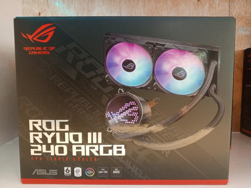 ASUS ROG RYUO III 240 ARGB ALL-IN-ONE  COOLER WITH AURA SYNC LIQUID COOLER