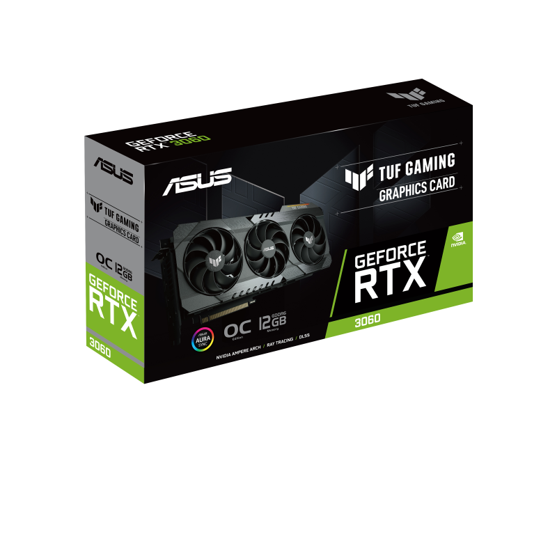 ASUS TUF GAMING GEFORCE RTX 3060 12GB GDDR6 PCI EXPRESS 4.0 GRAPHICS CARD