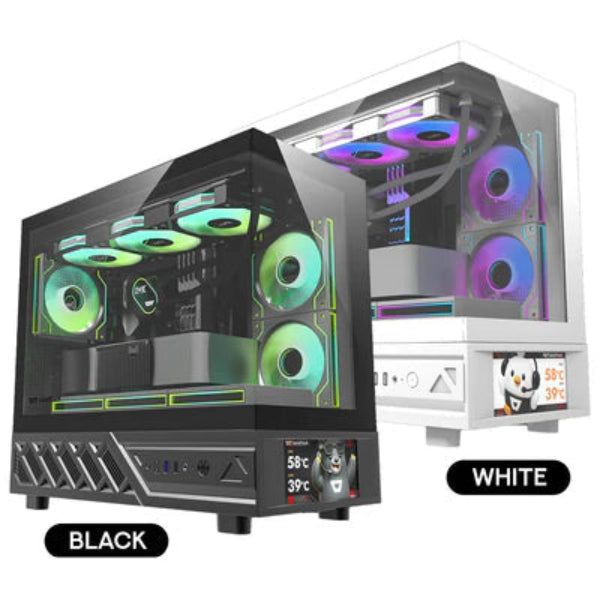 DARKFLASH DS950MV M-ATX GLASS PC CASE