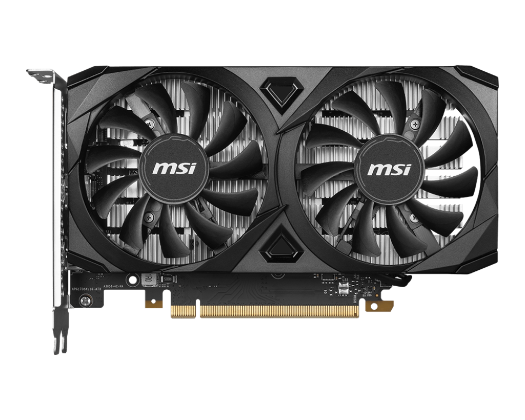 MSI GEFORCE VENTUS  RTX 3050 2X 6GB GDDR6 OC GRAPHICS CARD