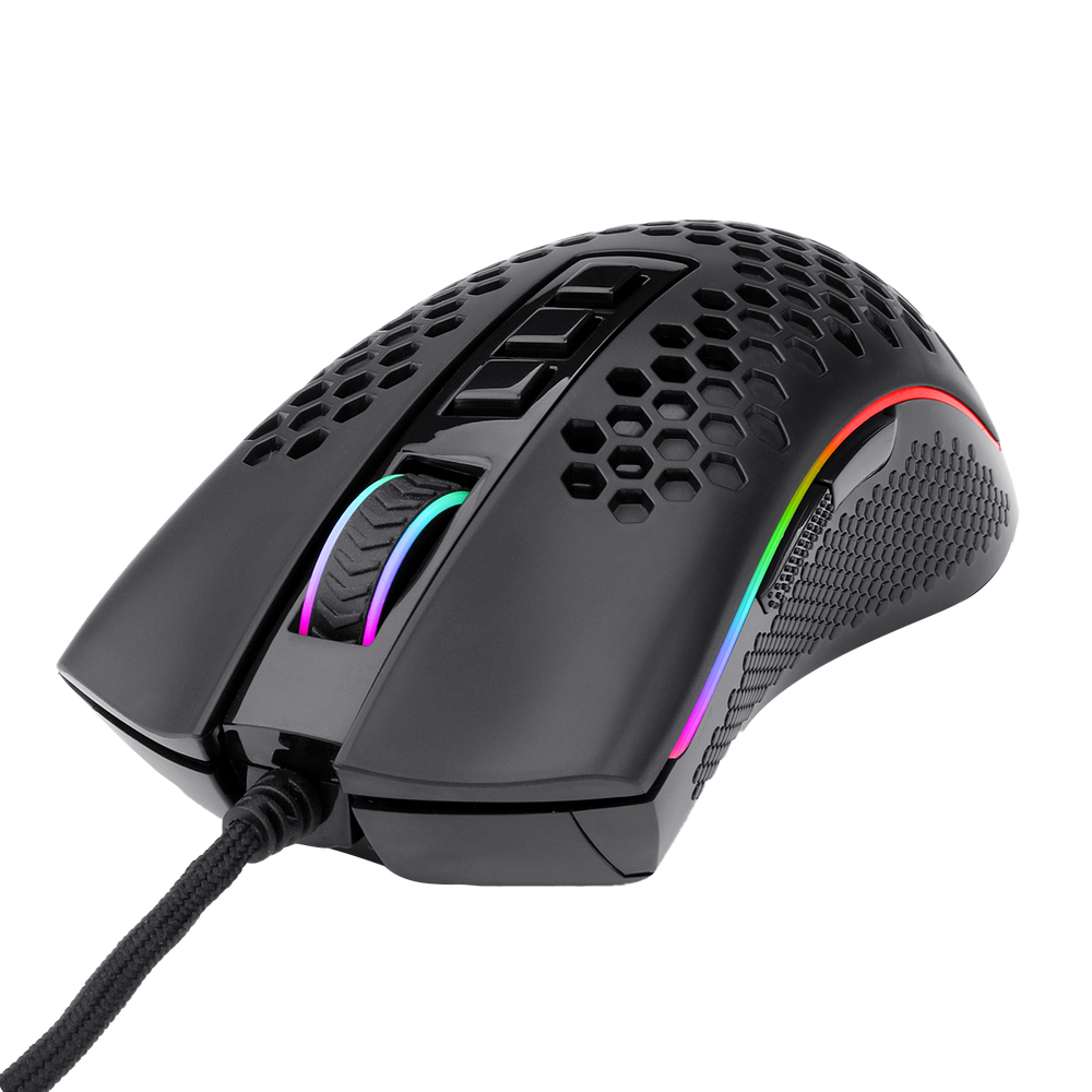 REDRAGON M808 STORM | LIGHTWEIGHT RGB | 85G ULTRALIGHT | HONEYCOMB SHELL | GAMING MOUSE