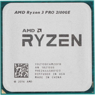 AMD RYZEN 3 PRO 2100GE 3.2GHz w/ VEGA 3 GRAPHICS