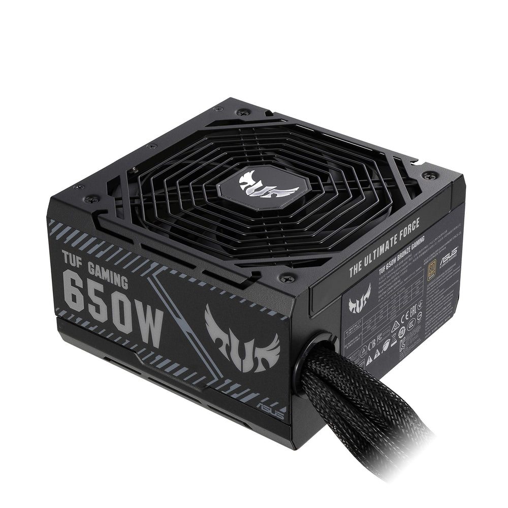ASUS TUF GAMING 650W BRONZE PSU, 80 PLUS BRONZE CERTIFICATION, 80CM 8-PIN CPU CONNECTOR, 6-YEAR WARRANTY
