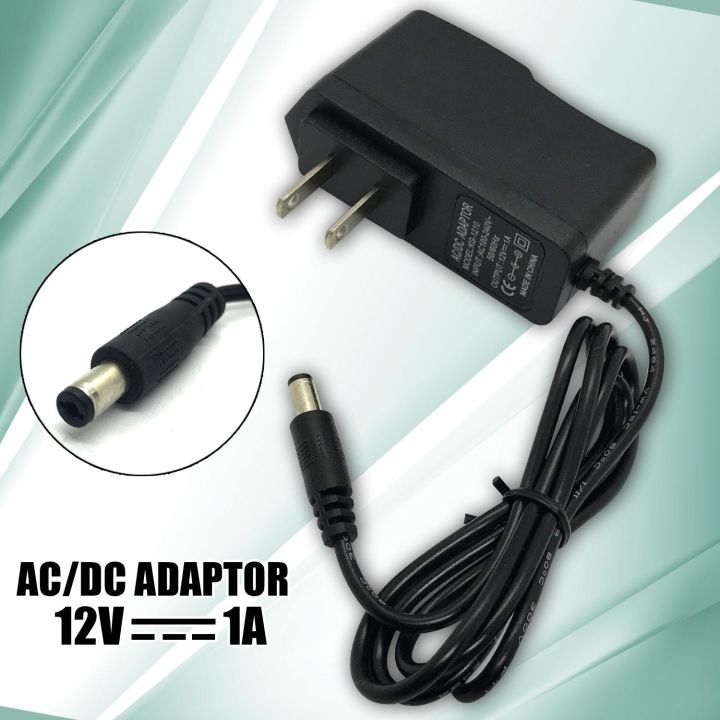 POWER ADAPTER 12V /1A 1M JACK 5.5* 2.5mm ADAPTER