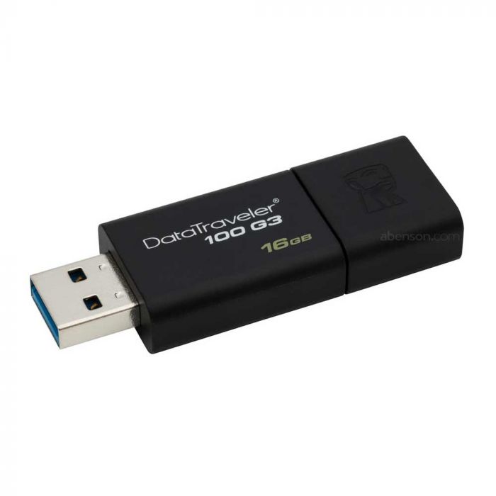 KINGSTON USB DATA TRAVELLER100 G3 16GB 3.0 FLASHDRIVE