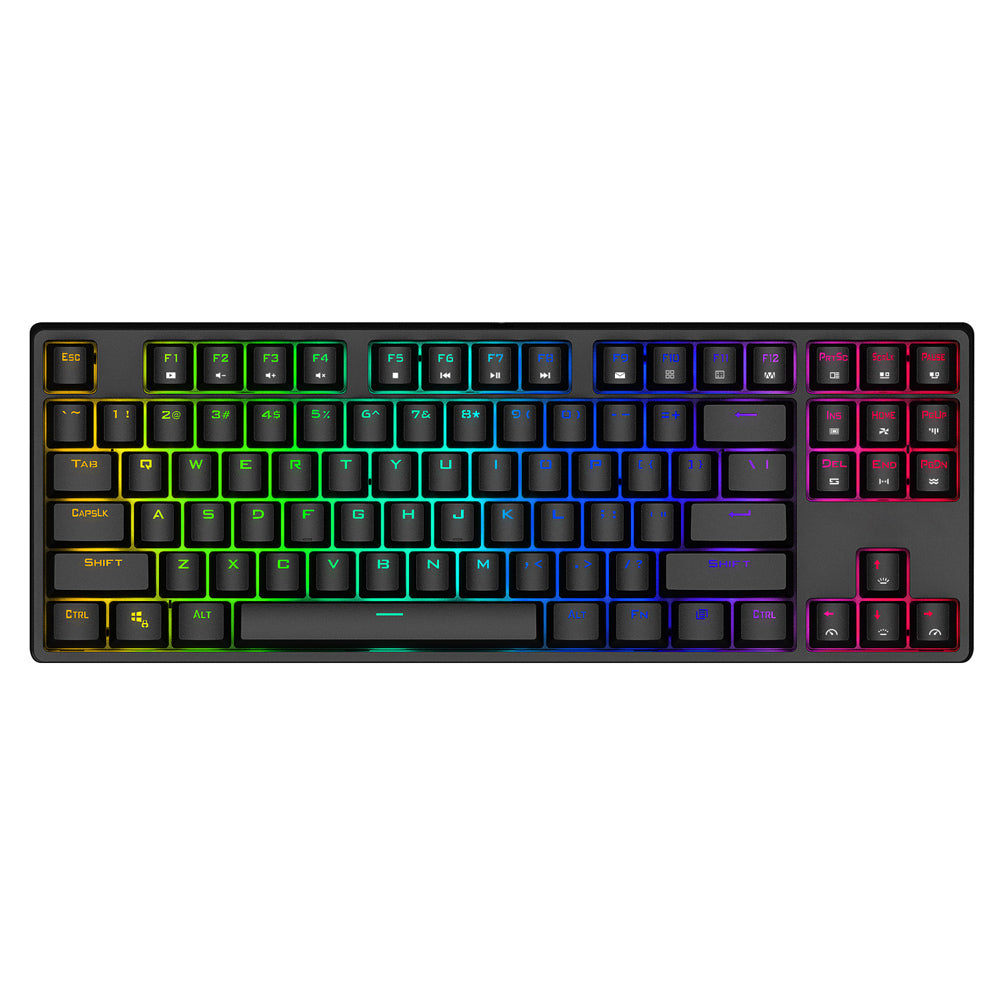 1ST PLAYER MK8 TITAN BROWN SWITCH FULL SIZE MECHANICAL GAMING KEYBOARD