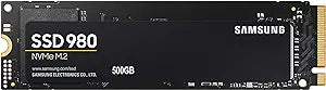 SAMSUNG 980 500GB PCIE 3.0 NVME M.2 SSD