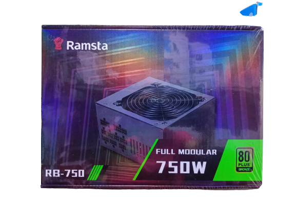 RAMSTA RB-750 80PLUS BRONZE FULL MODULAR 750WATTS POWER SUPPLY