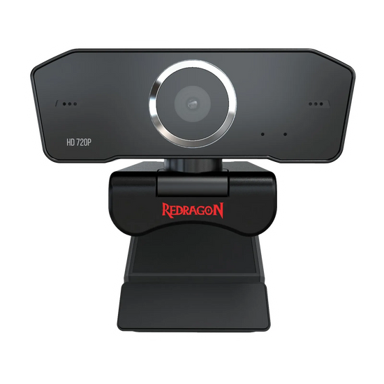REDRAGON GW600 720P WEBCAM WITH BUILT-IN DUAL MICROPHONE 360-DEGREE RO