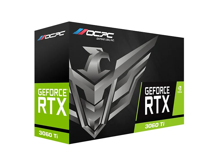 OCPC GEFORCE RTX 3060TI | 8GB | GDDR6 | HDMI+DP | 256-BIT | DUAL FAN | GRAPHICS CARD