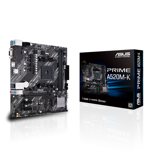 ASUS PRIME A520M-K  AM4 MOTHERBOARD