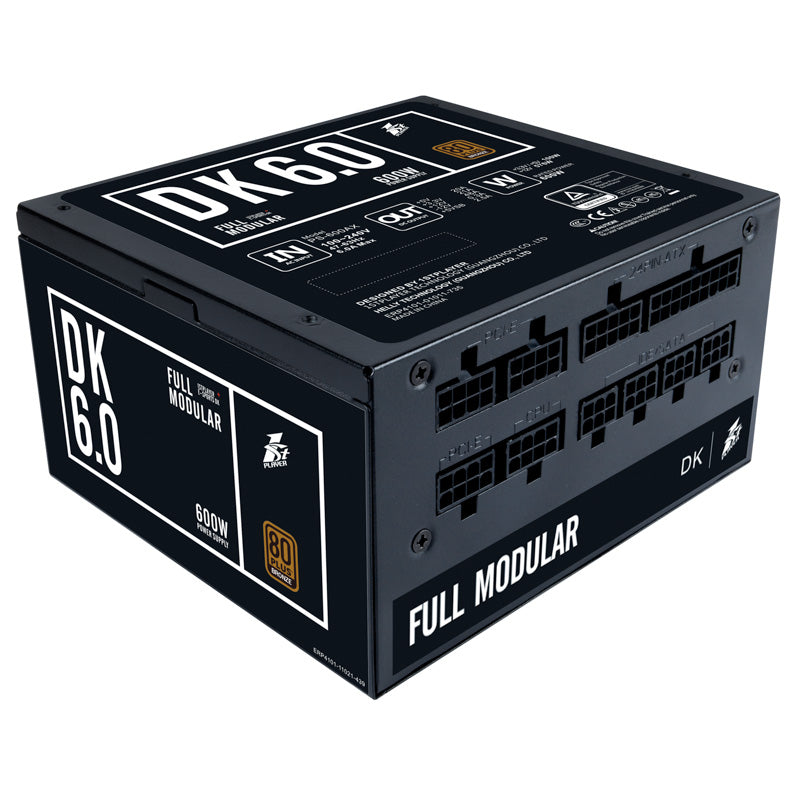 1STPLAYER DK FULL MODULAR  600W 80+ BRONZE POWER SUPPLY