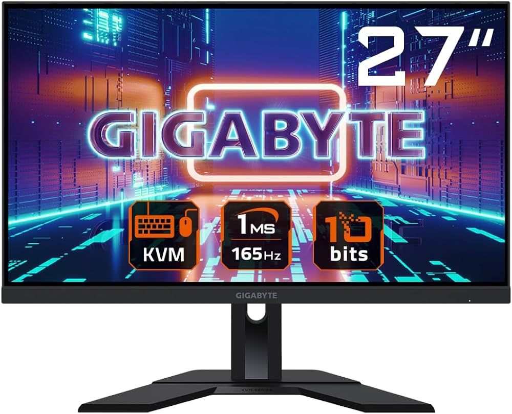 GIGABYTE M27Q 27" 170HZ 1440P KVM, FREESYNC PREMIUM GAMING MONITOR