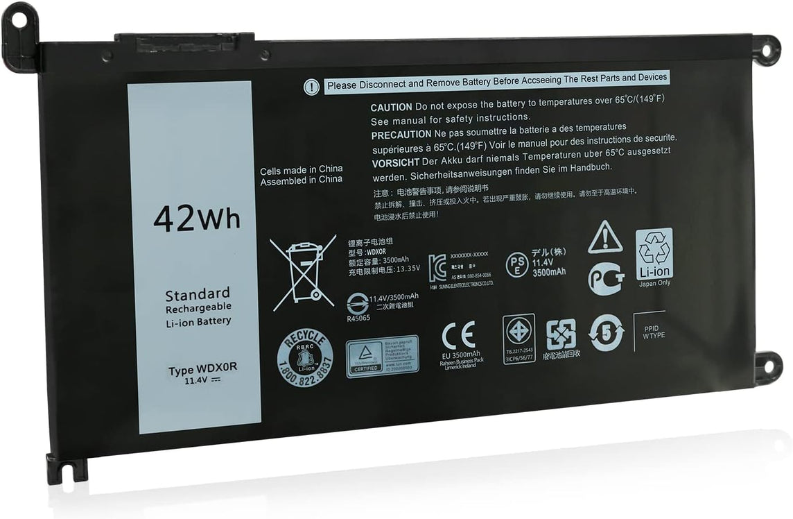 DELL LAPTOP BATTERY WDX0R (I)