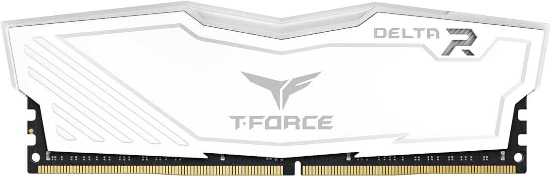 TEAMGROUP T-FORCE DELTA RGB DDR4 32GB (2X16GB) 3200MHZ CL16 WHITE DESKTOP MEMORY