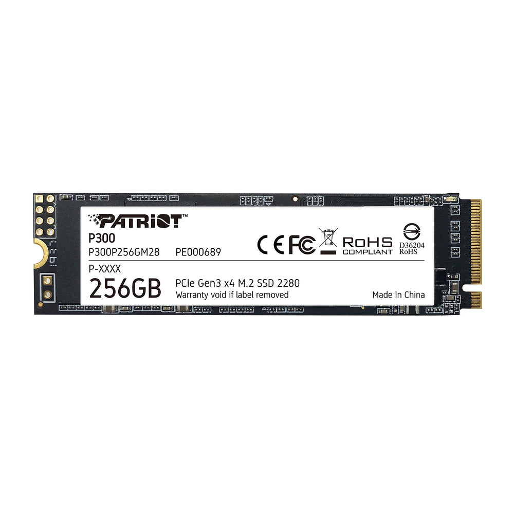 PATRIOT P300 M.2 PCIE GEN 3 X4 256GB LOW-POWER CONSUMPTION SSD