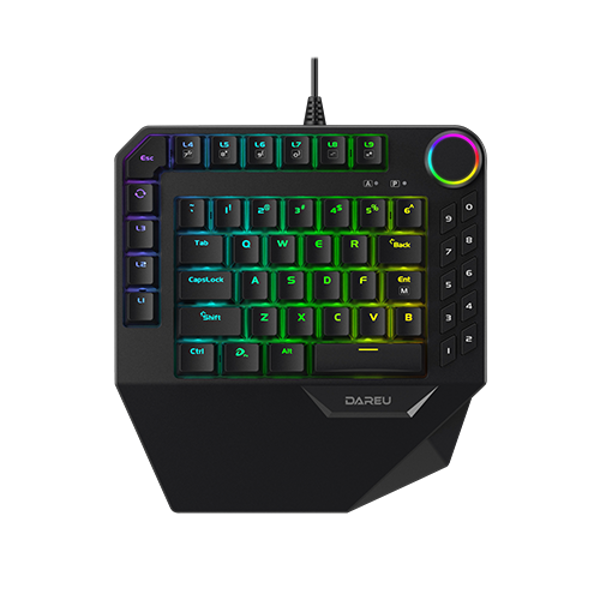 DAREU RGB SINGLE HAND MECHANICAL KEYBOARD EK828