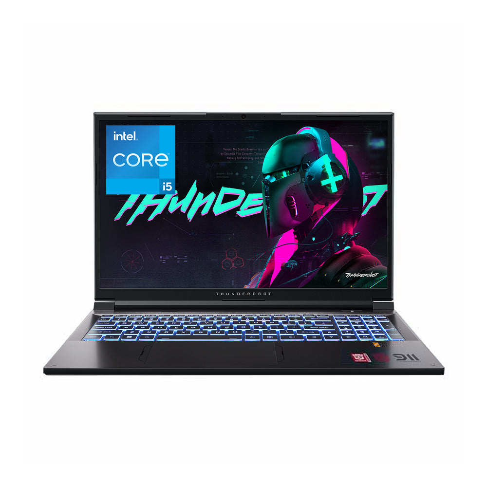THUNDEROBOT 911MT| I5-12450H | 16GB 3200MHZ | 512GB SSD PCIE 4.0 | RTX3050 | 15.6” FHD IPS 144HZ | WIFI6 | WIN 11 PRO | BACKLIT KEYBOARD | GAMING LAPTOP