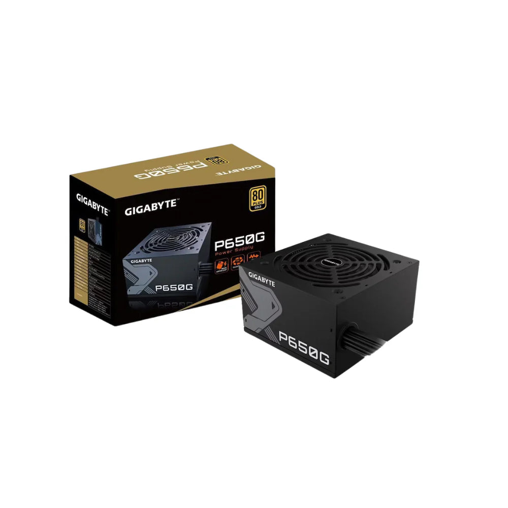 GIGABYTE GP-P650G 650W 80 PLUS GOLD CERTIFIED POWER SUPPLY