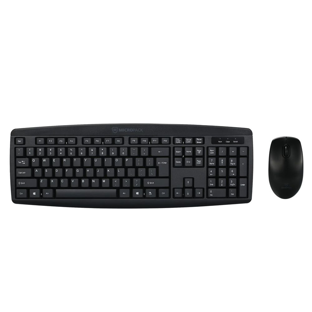 MICROPACK KM203W WIRELESS COMBO KEYBOARD AND MOUSE