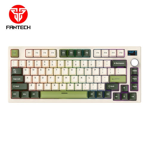 FANTECH MK910 MAXFIT81 VIBE WHITE MILKY  MATCHA MECHANICAL KEYBOARD