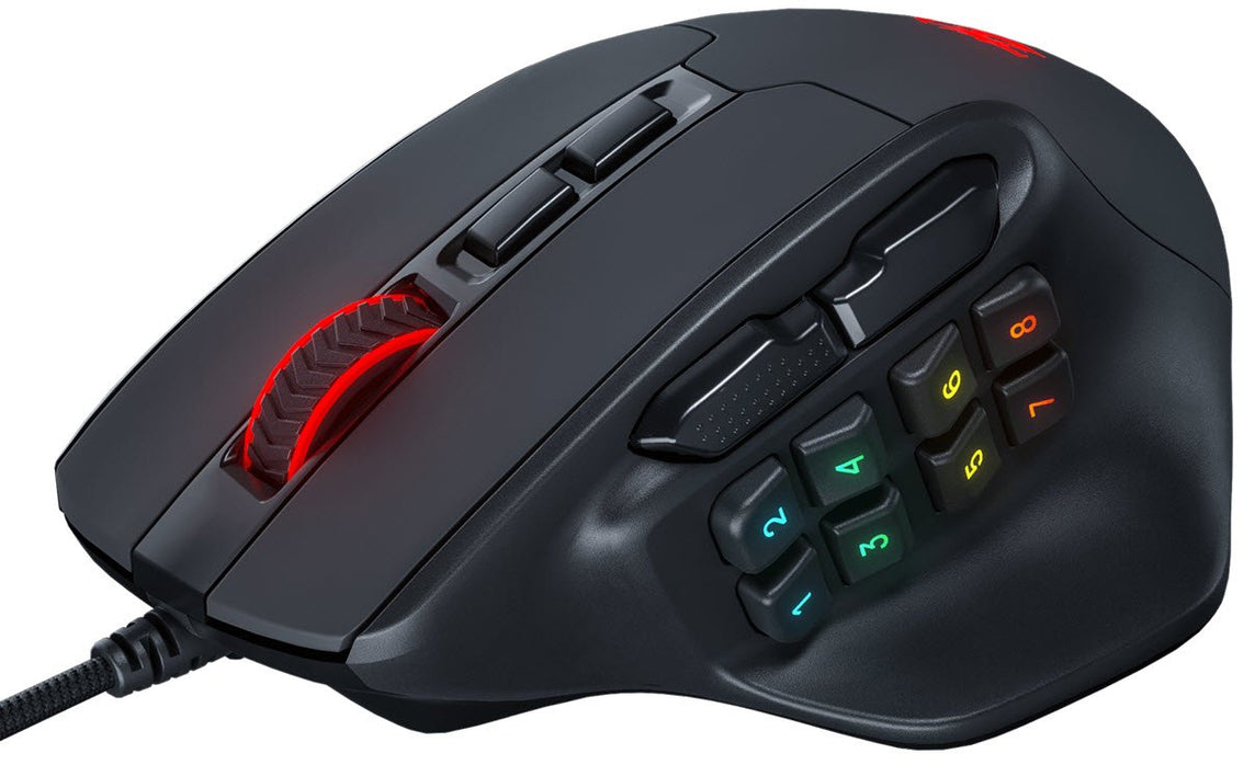 REDRAGON (M811-RGB) AATROX BLACK MOUSE