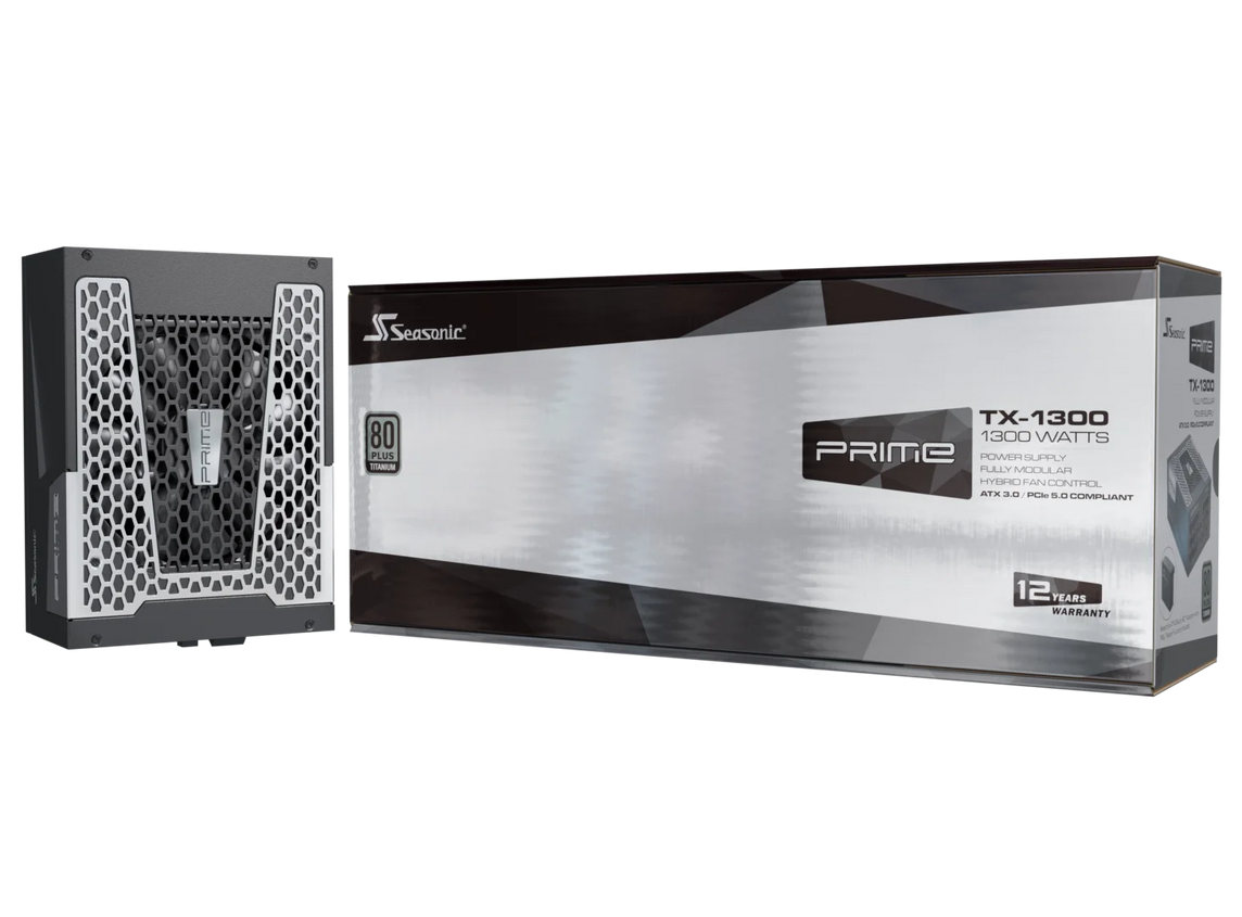 SEASONIC SSR-1300TR2 PRIME 1300W 80PLUS TITANIUM ATX 3.0 FULLY MODULAR POWER SUPPLY