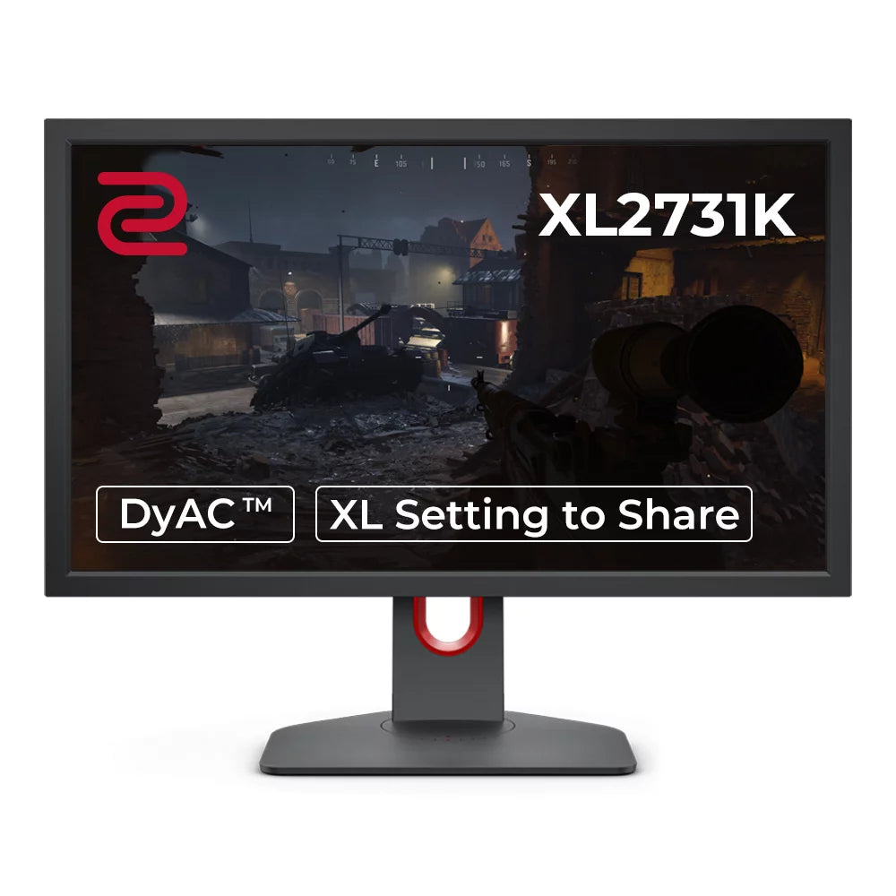 BENQ ZOWIE XL2731 27" FULL HD 1920 X 1080 1MS 144HZ DVI-D HDMI DISPLAYPORT E-SPORTS HEIGHT ADJUSTABLE GAMING MONITOR