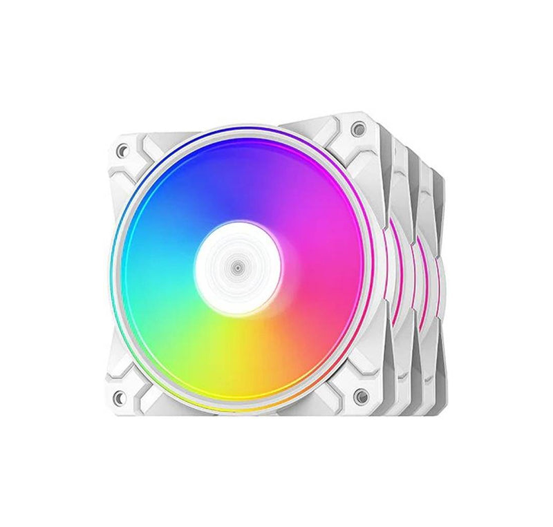 FANTECH FC-120 WHITE CORE COMPUTER CASE FAN