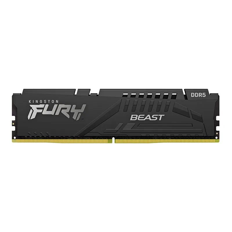 KINGSTON HYPER X FURY BEAST 16GB  (8GBx2) DDR5 5200MT WITH HEATSINK  MEMORY