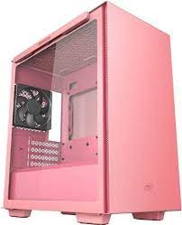 DEEPCOOL MACUBE 110 PINK MICRO ATX CASE WITH FULL-SIZE MAGNETIC TEMPERED GLASS | GAMING CASE