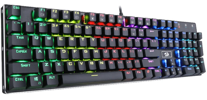 REDRAGON(K556RGB) DEVARAJAS  BROWN SWITCH MECHANICAL KEYBOARD