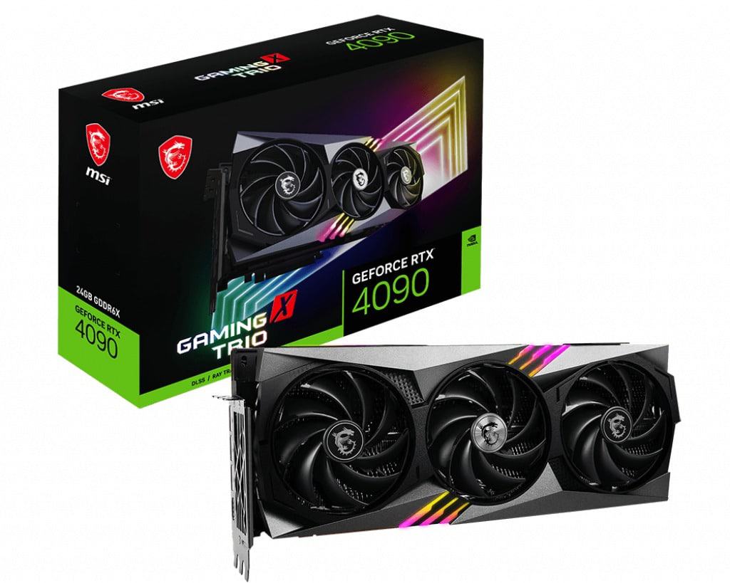 MSI GeForce RTX™ 4090 GAMING X TRIO 24G GRAPHICS CARD