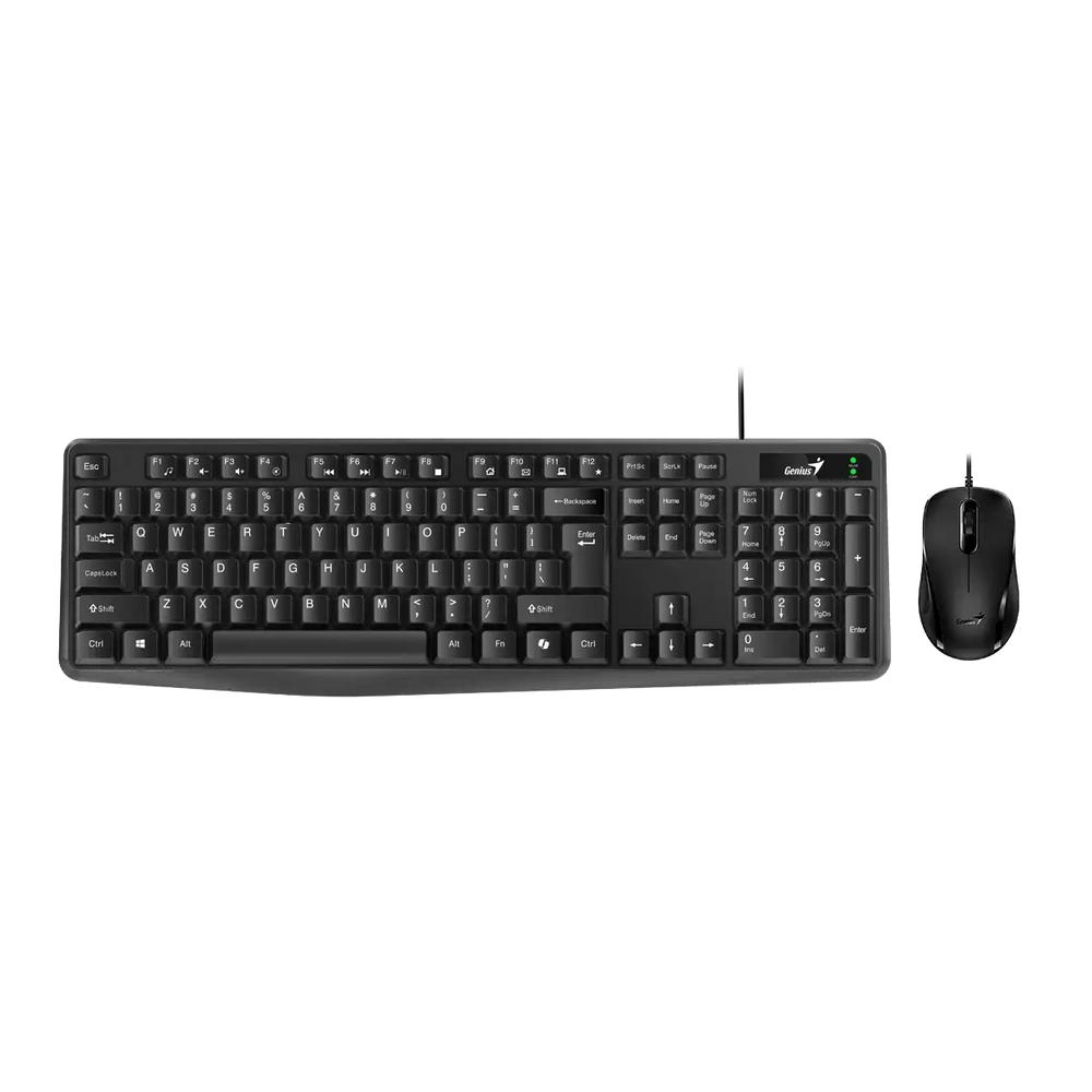 GENIUS KM-170 WIRED KEYBOARD AND MOUSE COMBO
