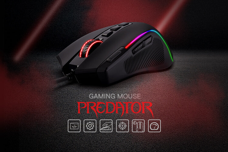 REDRAGON (M612-RGB) PREDATOR MOUSE