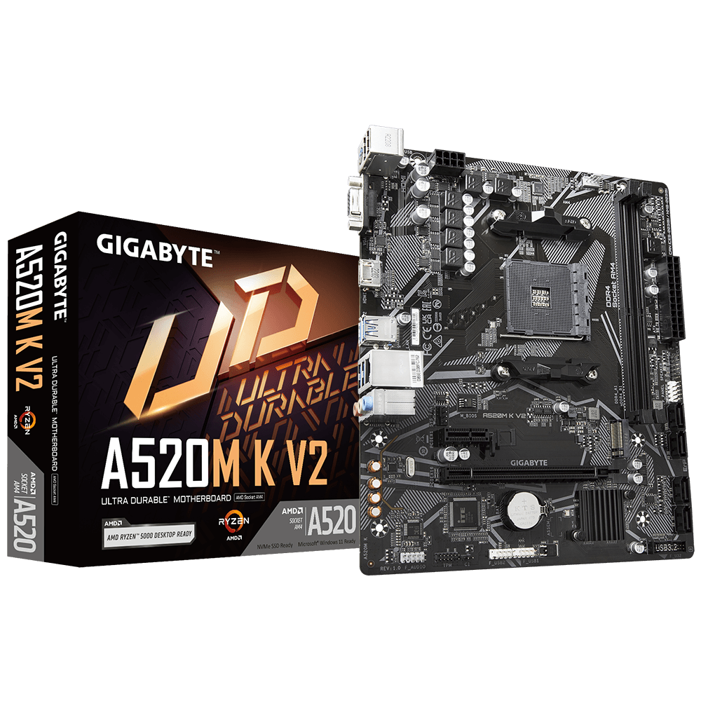 GIGABYTE A520M-K V2 AM4 MOTHERBOARD