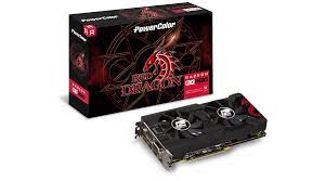 POWERCOLOR RED DRAGON RADEON RX 570 4GB GDDR5 PCI EXPRESS GRAPHICS CARD