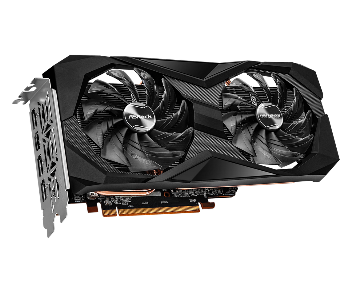 ASROCK CHALLENGER D AMD RADEON RX 6600 8GB GDDR6 CLD GRAPHICS CARD