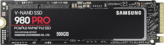 SAMSUNG 980 PRO 500GB PCIE 4.0 NVME M.2 SSD