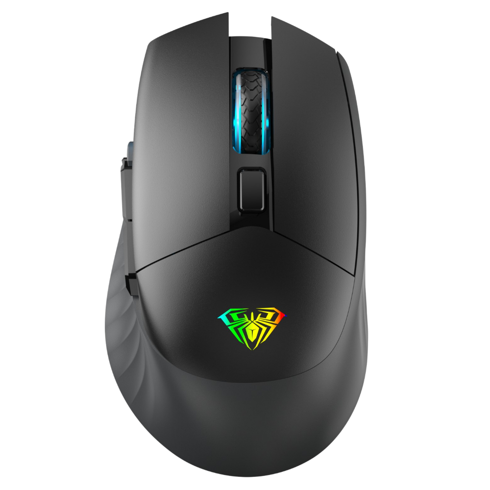 AULA SC520 RGB DUAL MODE 2.4G WIRELESS/TYPE-C WIRED GAMING MOUSE (BLACK)