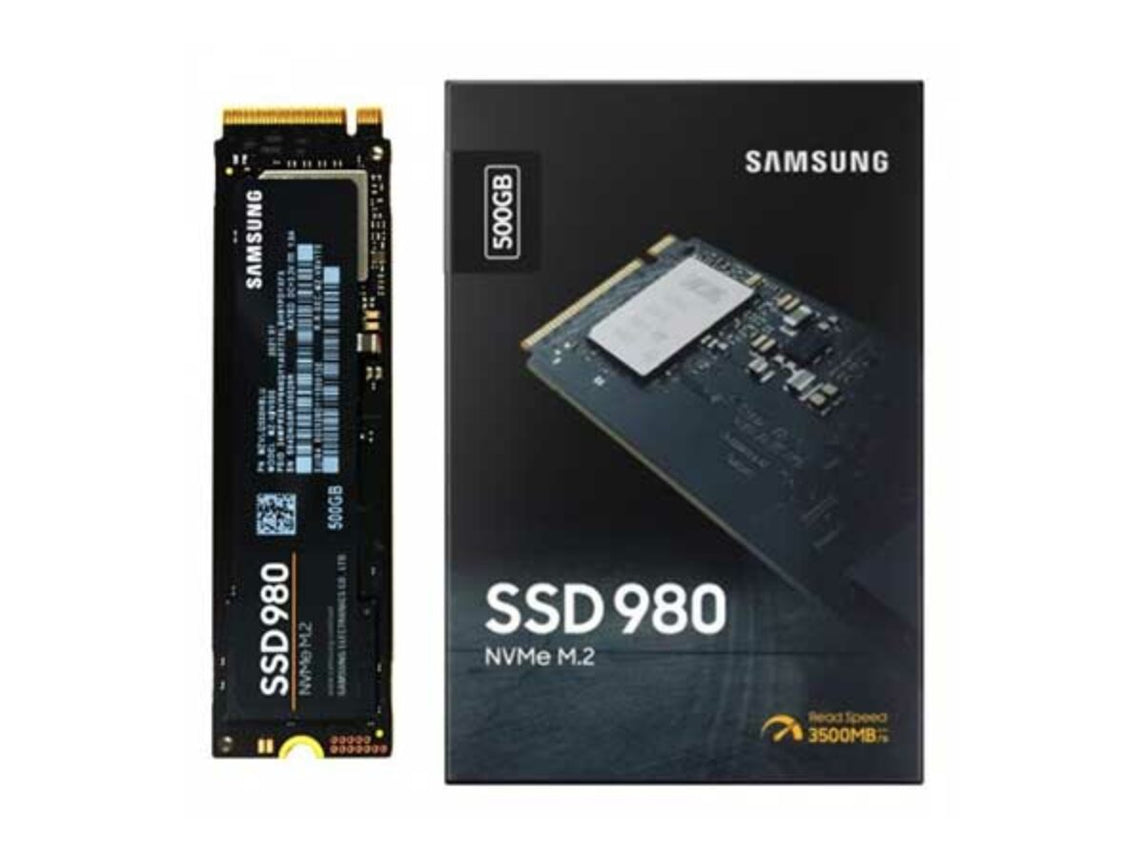 SAMSUNG 980 500GB PCie 3.0 NVME M.2 SOLID STATE DRIVE