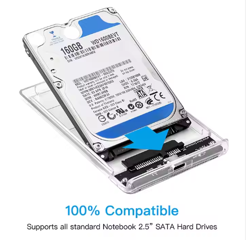 ENCLOSURE 3.4 SATA EXTERNAL HARD DRIVE ENCLOSURE