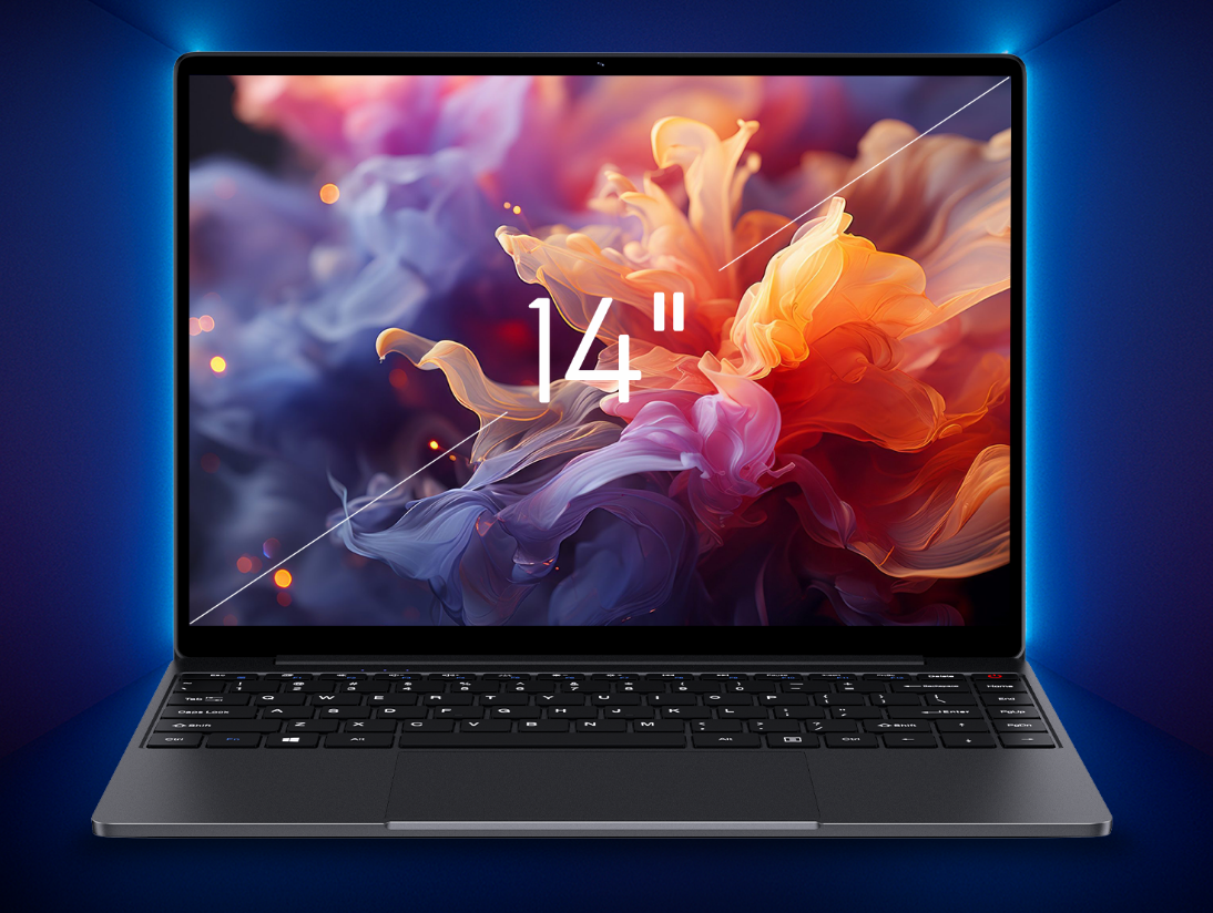 CHUWI COREBOOK X i3-1220P | 16GB RAM DDR4 | 512GB NVMe SSD | 14" IPS 2K | INTEL UHD GRAPHICS | WIN 11 HOME | LAPTOP