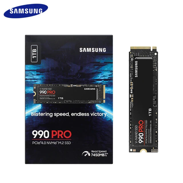 SAMSUNG 990 PRO 1TB PCIE 4.0 NVME M.2 SOLID STATE DRIVE
