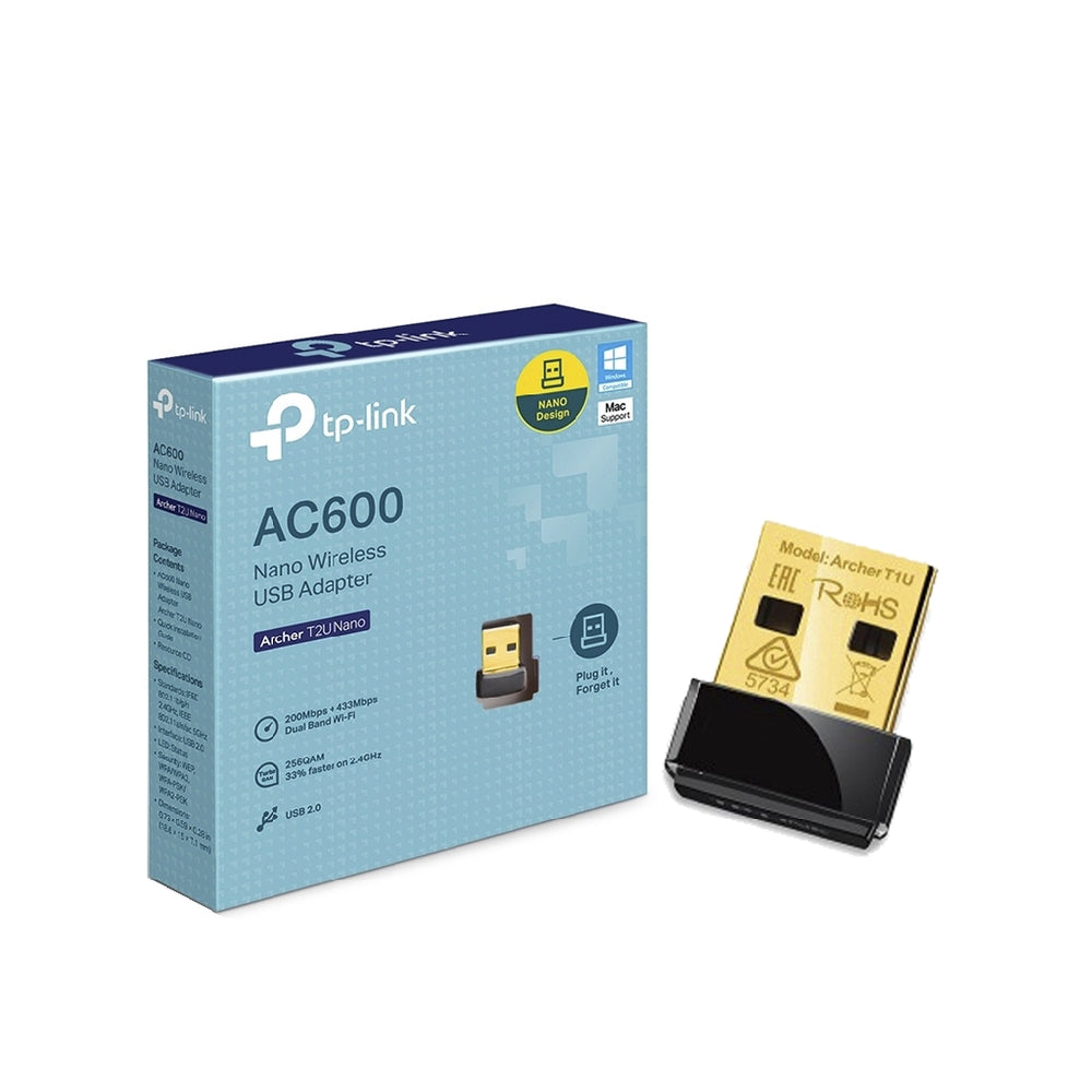 TP-LINK ARCHER T2U NANO  AC600 NANO WI-FI USB ADAPTER