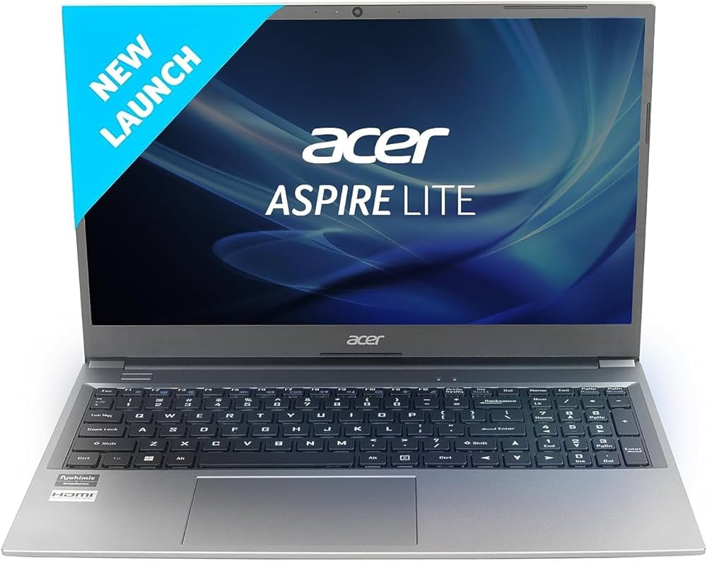 ACER ASPIRE LITE 15 AL15-51M-55R1 OPI TITANIUM GRAY (Intel Core i5-1135G7/Intel® UHD Graphics 8GB SDRAM DDR4 3200Mhz /512GB NVMe SSD/ 15.6" FHD 1920 x 1080 TFT LCD Windows 11 Home/ Free Office 2021 for Home and Student) LAPTOP