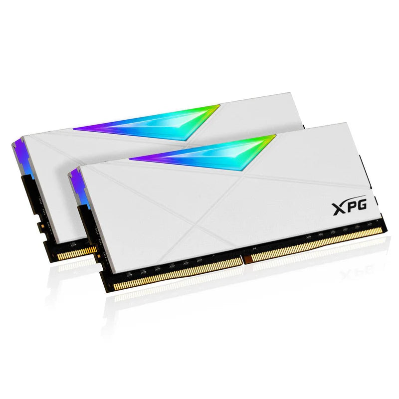 XPG SPECTRIX D50 16GB(2X8GB) DDR4-3200 RGB - WHITE DESKTOP MEMORY