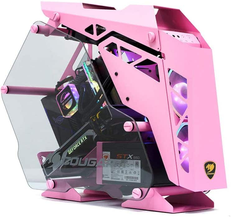 COUGAR CONQUER MINI PINK EDITION GAMING CASE